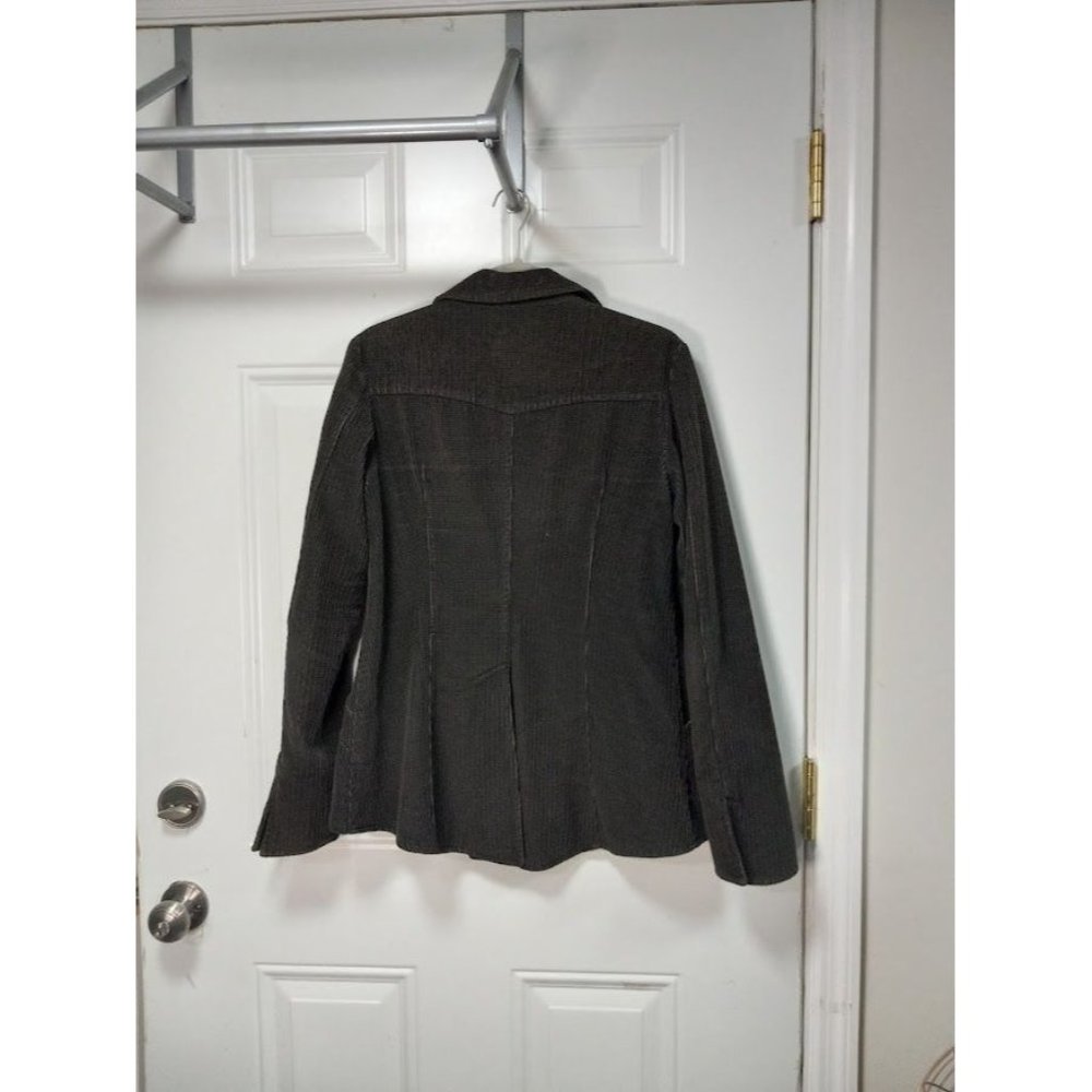 ZARA TRF Corduroy Blazer Jacket High-Low Jacket L /M - Picture 5 of 12